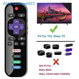 ENT para TCL ROKU TV mando a distancia RC280 con Netflix Amazon HBONOW Sling Key-Used
