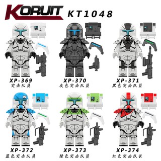 kt1048 republic commando star wars compatible con legoing minifigures bloques de construcción juguetes para niños