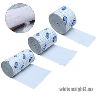 【white】 1roll waterproof adhesive wound dressing medical fixation tape bandage 3sizes