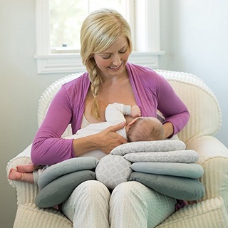 Jjovce almohada de lactancia materna bebé recién nacido almohada multifuncional