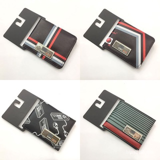🔥Vendendo🔥Playstation Nintendo Gamepad cartera Pspdgame Machine logo de Metal cartera corta cartera (1)