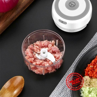 eléctrico mini picador de ajo picadora de carne trituradora para nueces de alimentos vegetales fruta r3w8