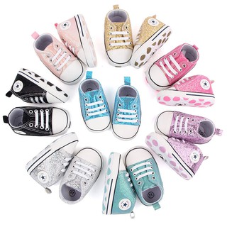 Zapatos De Lona Para Bebés Recién Nacidos De Moda/Antideslizantes Para Niños
