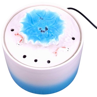 dispensador de agua de cerámica para gatos de 1,2 l, dispensador de agua automático, dispensador de agua usb