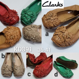 Kd 891 mujer Clarks zapatos de cuero/Original Clarks/zapatos de trabajo de las mujeres