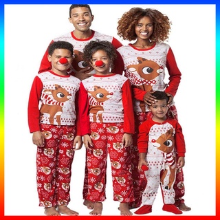 Qkc Conjunto De Pijama De navidad con cremallera y capucha Para la familia