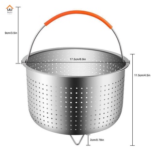 Stainless Steel Steamer Basket Vegetable Drain Basket Pressure Cooker Home Kitchen Tool