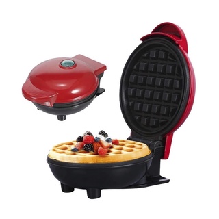 Mini Wafflera Eléctrica Antiadherente De Acero Inoxidable waflera Máquina para hacer waffles, paninis, hash browns, y ot (1)