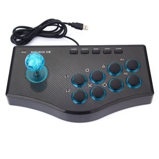 3 en 1 usb cableado controlador de juegos arcade fighting joystick stick consola de juegos