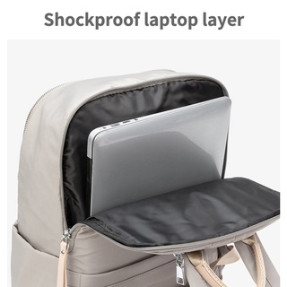 mingke bolsa de ordenador portátil 13 14 pulgadas mochila mochila para mujeres de negocios impermeable a prueba de golpes viajar gran capacidad (5)