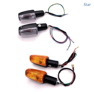 star 2 pzs luces intermitentes led para motocicleta/luz intermitente de señal de giro para cb400 hornet600 cbr250