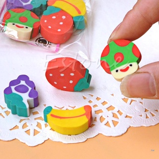 stat 50pcs lindo mini lápiz de goma de frutas borrador niños creativo papelería regalo juguete