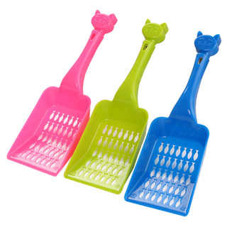 BIGMODERPortable Cat Litter Dog Food Shovel Plastic Scoop Cleaning Tool Pet Supplies (9)