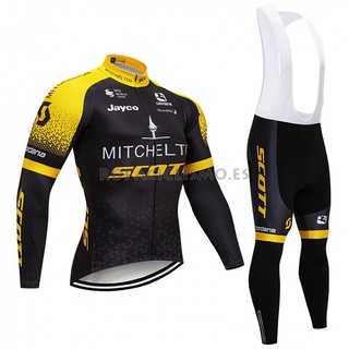 Jersey de ciclismo transpirable ropa de bicicleta de manga larga Jersey MTB de secado rápido ropa de bicicleta
