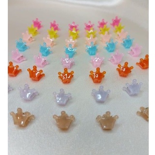 Piojitos en forma de corona 6 piezas color variado