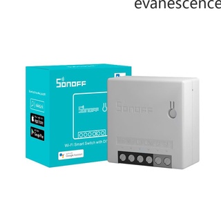 sonoff mini r2 smart switch pequeño cuerpo mando a distancia wifi interruptor compatible con una evanescence externa