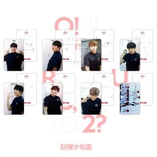 BTS 1er Mini Álbum O ! ¿ Rul8 , 2 ? Tarjeta Pequeña Fotográfica Oficial Misma Versión Mercancía LOMO Photo Card (1)