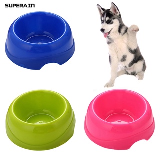 Hot~ mascota gato perro cachorro gatito comida tazón de alimentación agua beber plato antideslizante alimentador
