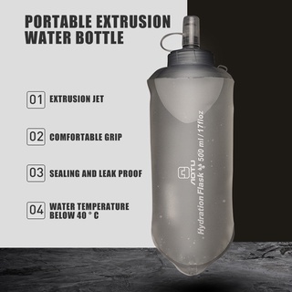 etaronicy aotu 500ml portátil plegable bolsa de agua al aire libre ciclismo suave botella (3)