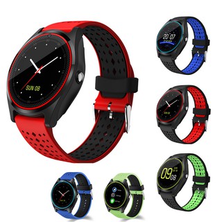 Bluetooth Smart Watch V9 con cámara Smartwatch podómetro salud deporte reloj horas hombres mujeres Smartwatch para Android IOS
