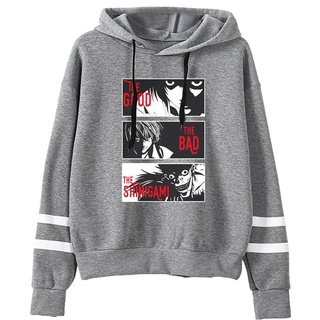 Sudaderas con capucha para hombre Death Note hombres Pullovers Anime Hoody Streetwear (5)