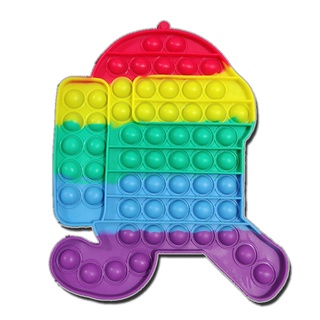 Pop it fidget juguete tamaño Super Jumbo push pop it arco iris juguetes educativos liberación de estrés