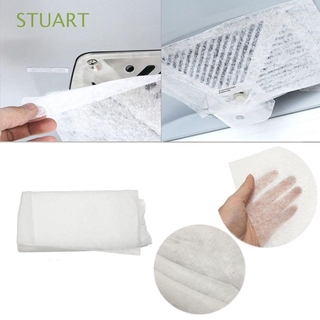 STUART Useful Anti Oil Paper 2pcs Anti Oil Filter Paper Non-woven Home Supplies Hood Extractor Fan Filter 45x60cm Kitchen Oil Stickers Absorbing Cotton Filter Range Hood Anti - Oil Filter/Multicolor