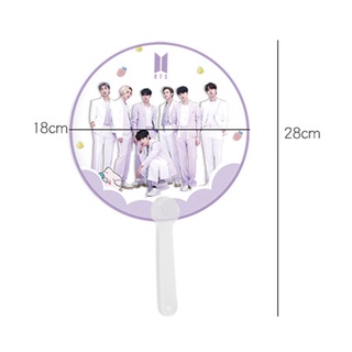 Changzhitrade BTS Park Jimin's mismo ventilador transparente pvc transparente ventilador concierto debe apoyar el ventilador alrededor (2)