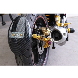FENDER [dynwave] guardabarros trasero de motocicleta para yamaha rc150 + soporte de aluminio negro