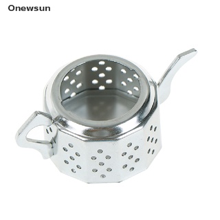[Onewsun] Lindo infusor de té de acero inoxidable infusor de especias bebida colador filtro de hierbas y rayas