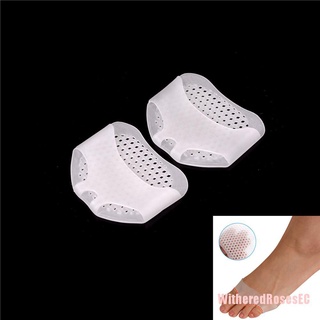 WitheredRosesEC# Soft Silicone Gel Toe Pads High heel shock absorption anti Slip-resistant foot Pad