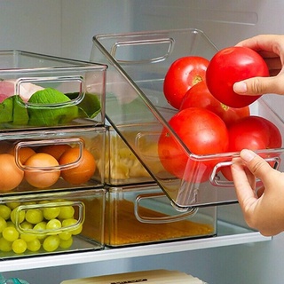 nuevo hogar cocina transparente refrigerador cajón de almacenamiento tipo mascota congelación alimentos huevo s0e3