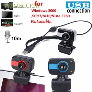 Proteccion USB 2.0 1 pza color aleatorio luz Suave ajustable en línea cámara web HD