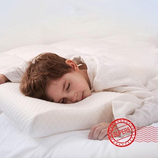Espuma dormir almohada contorno Cervical ortopédico cuello caliente apoyo aliento almohada O5M5