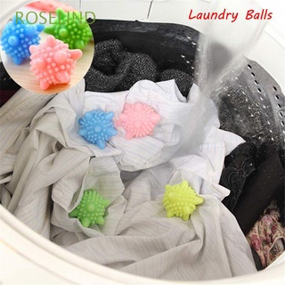 ROSELIND 6 unids/set (random) nuevas bolas de lavandería secador de descontaminación lavado refrescante suavizante reutilizable lavandería Anti-bobinado