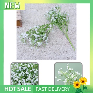 wx ramo de novia de plástico blanco flor artificial ramos de flores falsas frescos mantener fro sala de estar
