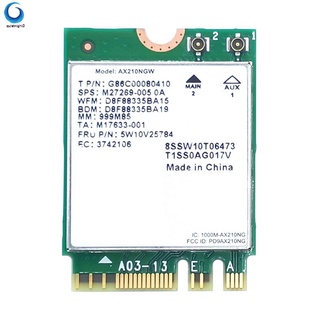 [en stock] doble banda wi-fi 6e ax210 m.2 ngff tarjeta wifi para intel ax210ngw 2.4ghz/5g 802.11ax bluetooth 5.2 tarjeta de red inalámbrica
