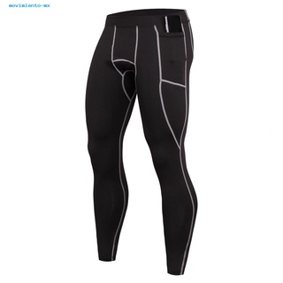 {mo} stock fondos de gimnasio leggings de alto elástico fondos de entrenamiento pantalones delgados ropa masculina