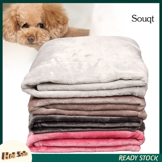 Sqgt manta de franela suave de invierno para mascotas, gatos, perro, cama para cachorros