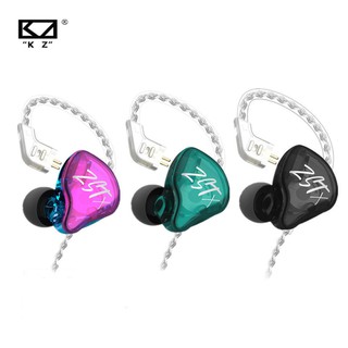 KZ ZST X 1BA+1DD unidad híbrida auriculares intrauditivos HIFI Bass Sports DJ auriculares con Cable plateado auriculares KZ ZSTX