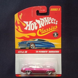 Classics 70 Plymouth Barracuda Hotwheels