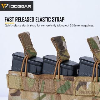 IDOGEAR Triple edition Pouch 5.56 Mag Pouch Open Top Military Army combate equipo táctico Mag Pouch 3526 (5)