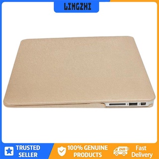 【lingzhi】Quality Silk pattern Two-sided Leather Case Cover For Macbook 11.6 inch (9)