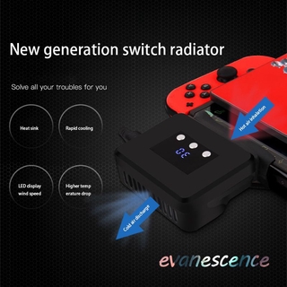 evanescence Cooling Fan for NS Switch External Turbo Pumping Cooler Radiator Base for Nintendo Switch Docking Station LED Display evanescence (1)