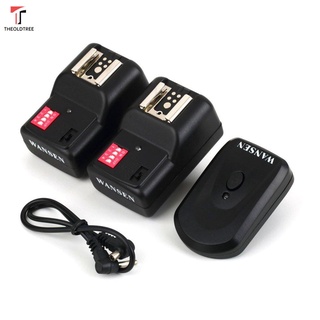 Wireless 4 Channels Practical Flash Trigger Transmitter With 2 Receivers Set