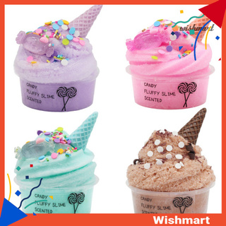 [Wish] 60ml Adult Kid Cute Candy Ice Cream Slime Clay Plasticine Mud Decompression Toy (1)