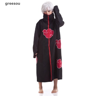 greesou niños anime naruto cosplay akatsuki capa uchiha fiesta disfraz accesorios trajes mx