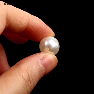 ssou 100pcs 4-12mm perlas perforadas abs sueltas cuentas redondas artesanales para hacer joyas. (5)