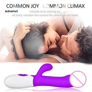 Led _ Vibrador de silicona Suave punto G Estimulador de clítoris femeninos impermeable juguete sexual Av Wand (4)