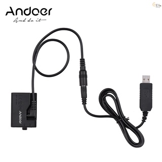 [tech] Andoer ACK-E10 5V USB Dummy Battery DC acoplador adaptador (reemplazo para LP-E10) Compatible con Canon EOS Rebel T3/T5/T6/T7/T100/Kiss X50/Kiss X70/1100D/1200D/1300D/2000D/4000D